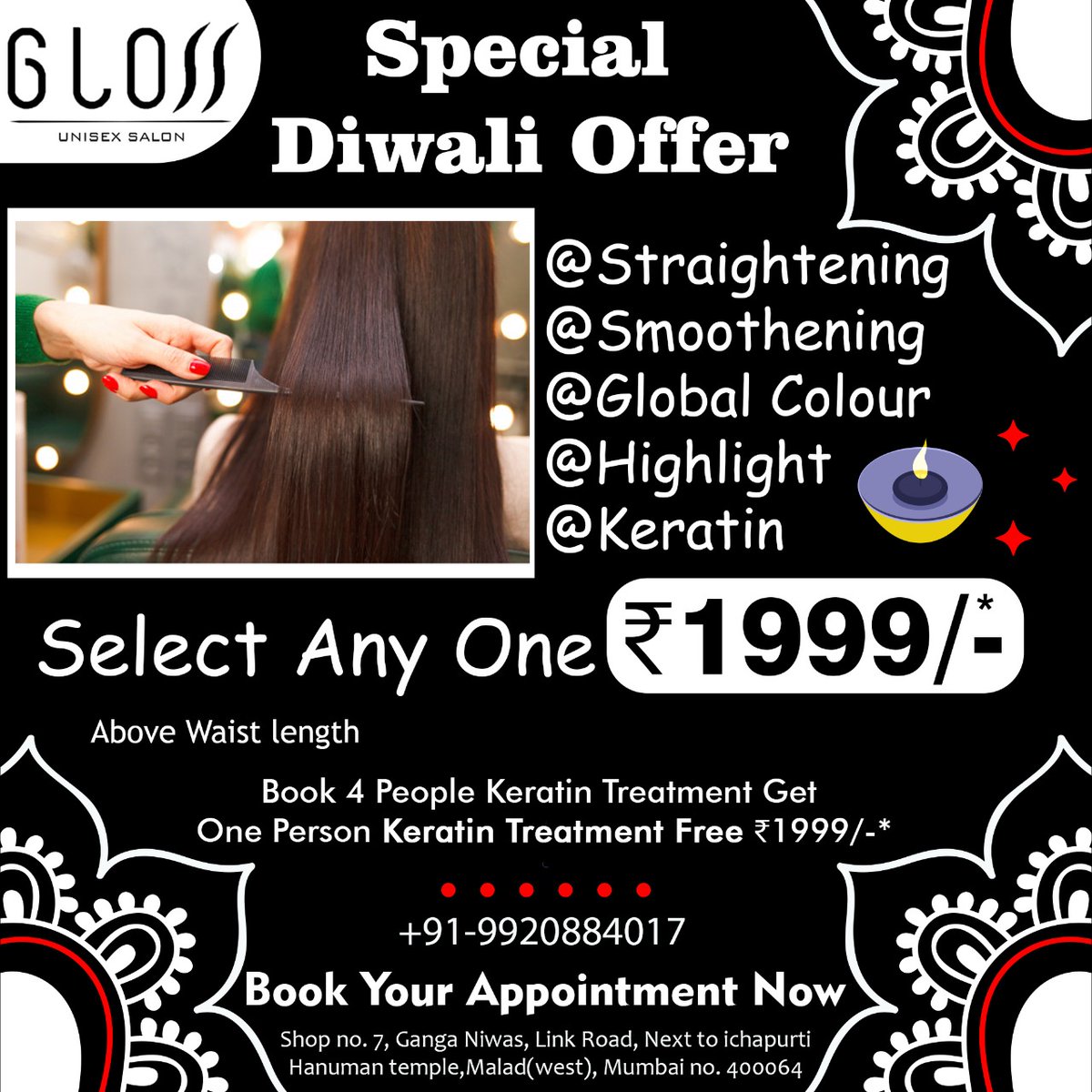 hair straightening  Indulge The Salon Services Offers in BhubaneswarIndia