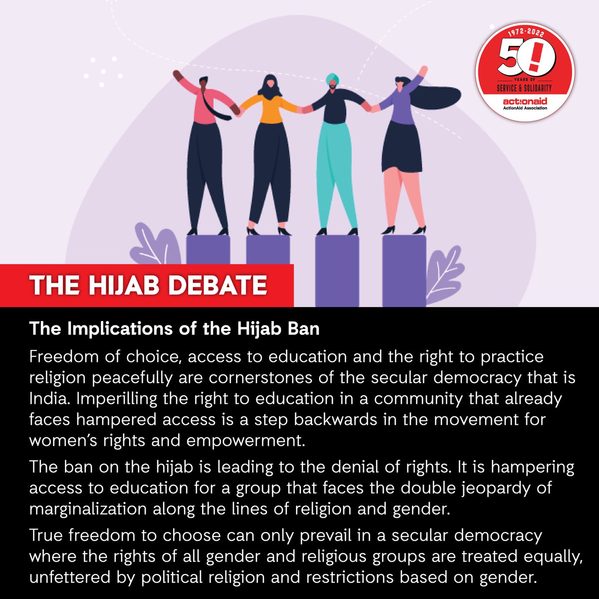 ActionAid Association on Twitter "Bodily Autonomy, Uniforms and Essential Religious Practices