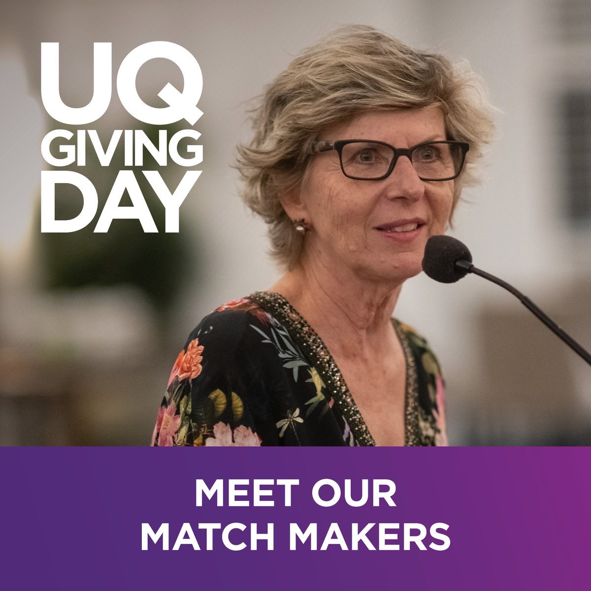 QldBrainInst's tweet photo. My name’s Robyn Hilton and I’m a QBI Match Maker. I’ll match, dollar for dollar, any donation to QBI’s dementia research until the end of UQ Giving Day.
https://t.co/dO5FyNjYe8
#QBI #CJCADR #PleaseRememberUs #QBIRememberUs #Dementia #UQGivingDay https://t.co/C0JkQFeGsw
