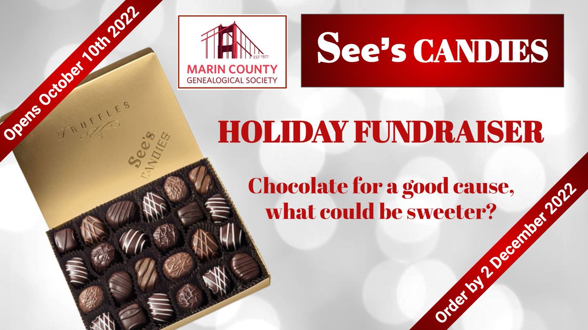 Shop for for the Holidays at See's Candy and support MCGS. Our See Candy store is opening until December 2, 2022 yumraising.com/secure/marincg…