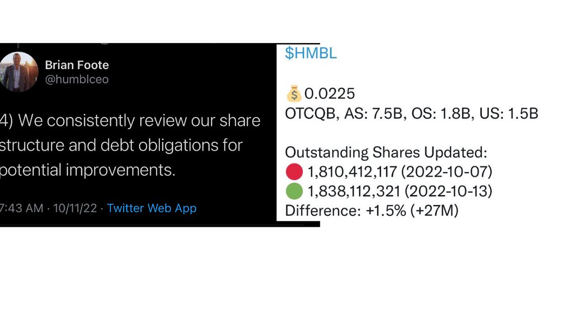 BasementTroller's tweet photo. $HMBL #HMBL #Scam #PumpAndDump https://t.co/FA64MqCyoQ