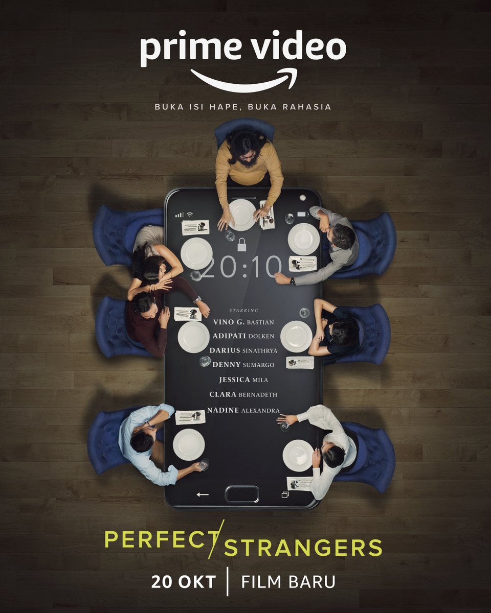 Siap-siap untuk #BukaIsiHape. Perfect Strangers tayang 20 Oktober.