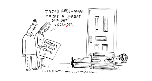 I have to admit that this cartoon in the <a href="/spectator/">The Spectator</a> did bring a smile to my face, I hope it does too for you in these nervous times!