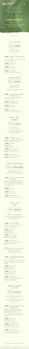 DengLunFCNA's tweet photo. A special event for our special Lun💚 Billboard shows in NYC, London, Tokyo, Kuala Lumpur, Seoul, and Bangkok between Oct 17-27! Go check out one if you can and share pics with us 💚 Details in pic. #Denglun #เติ้งหลุน #邓伦 #등륜 #鄧倫 #đặngluân #dangluan #ダン・ルン https://t.co/rZjyQDSa1L