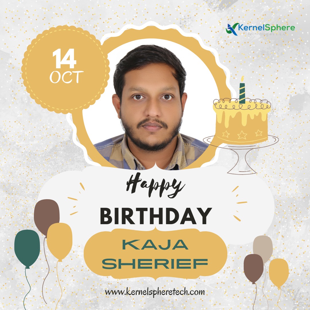 kernelsphere1's tweet image. Happy birthday to KAJA SHERIEF from #Kernelspheretech! You are genuinely wonderful and spectacular.
 
May you continue to live a happy life and accomplish great things by receiving more grace.
 
We send you our best wishes for a long and prosperous future!
 
 #BirthdayWishes