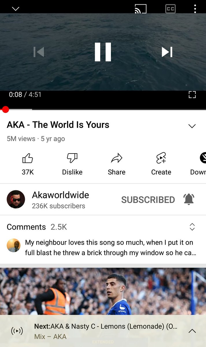 ebnezermavada's tweet photo. The world is yours by @akaworldwide🙏 is now at #5million views on YT.. well done megacy.. Let's now push main Ou's to #2mill https://t.co/ypEIsbBSyl https://t.co/Hg4krJZUmT