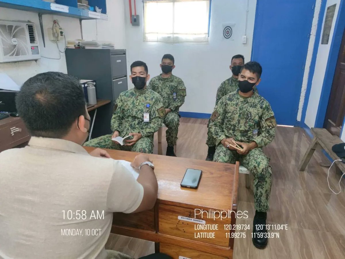 2ndsoucoron's tweet photo. "2nd SOU-MG “Protectors of Last Frontier”

 SWIM gospel found in the book of (Hebrews 11: 13).This act. is in line with the PNP's internal cleansing prog., to have a strong relationship with God.

#lifeisbeautiful
#KaligtasanNyoSagotKo
#TulongTulongTayo
#MKKequalsK
#PNPKakampiNyo https://t.co/s7tqY7C00A