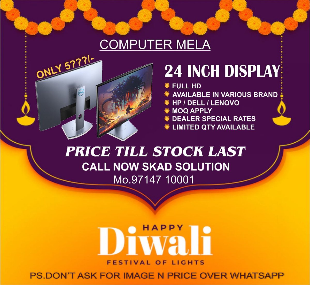 PinalPa47177841's tweet photo. #computermela
#skadsolution
#diwalioffers https://t.co/9EO7pJ62yW