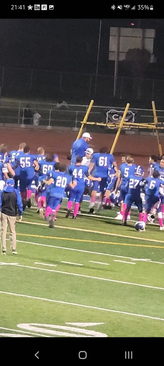 CoachDomitrovic's tweet photo. W35-20 in rivalry week✔️ 

What a year with this JV group. Wouldn't have wanted to be out there with any other group. Grit, commitment, and love of the game will get you places and change lives. #GoCarson
@ChsSenFootball https://t.co/q6ijKVcyow