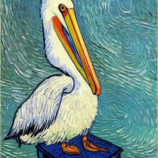 HanseaticW's tweet photo. Pelican in Van Gogh Style

#pelican #art #digital #ai #vangogh #nature #photography #technology #love #artificialintelligence #vincentvangogh #naturephotography #digitalart #florida #photooftheday #artist #tech #painting #travel #design #machinelearning #moma #birds #marketing https://t.co/QoGsiLtlk8