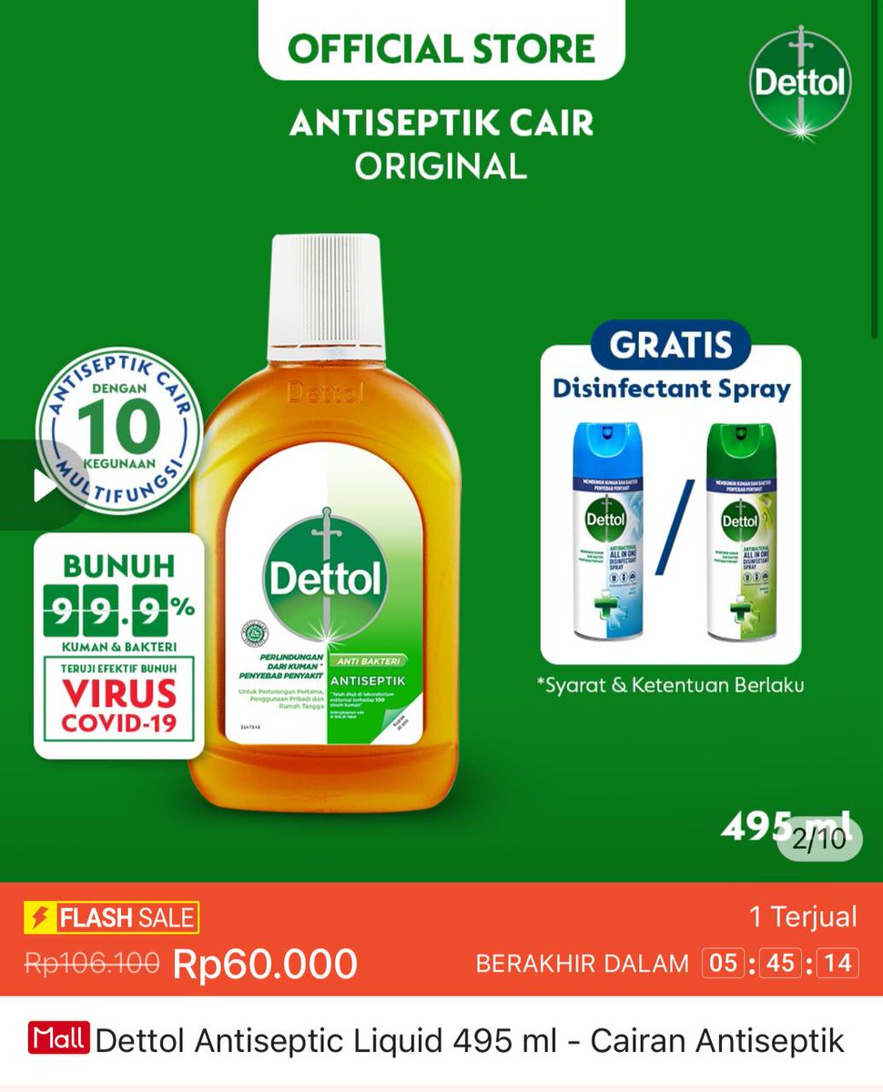 Murah free disinfectan juga shp.ee/hiudxwv