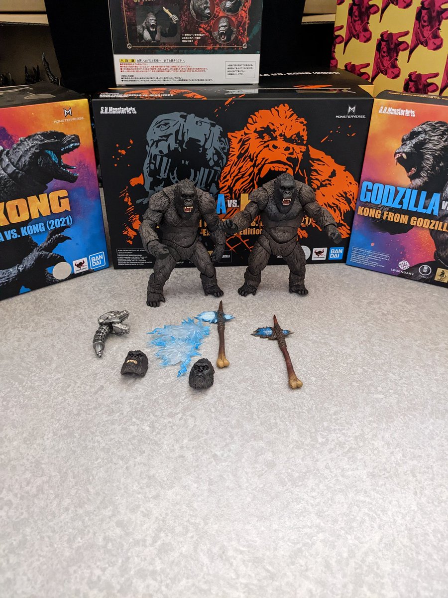 masterguns16's tweet photo. 本日SHMonsterarts動画あげます!ゴジラ対コング限定版のフィギュアになります!モンスターアーツ最高ですね!You Tube mastergunsで検索を!#GODZILLAVSkong #モンスターアーツ #ゴジラ #GODZILLA #shmonsterarts #masterguns #キングギドラ #メカゴジラ #mechaGODZILLA https://t.co/VBEWIINQxH