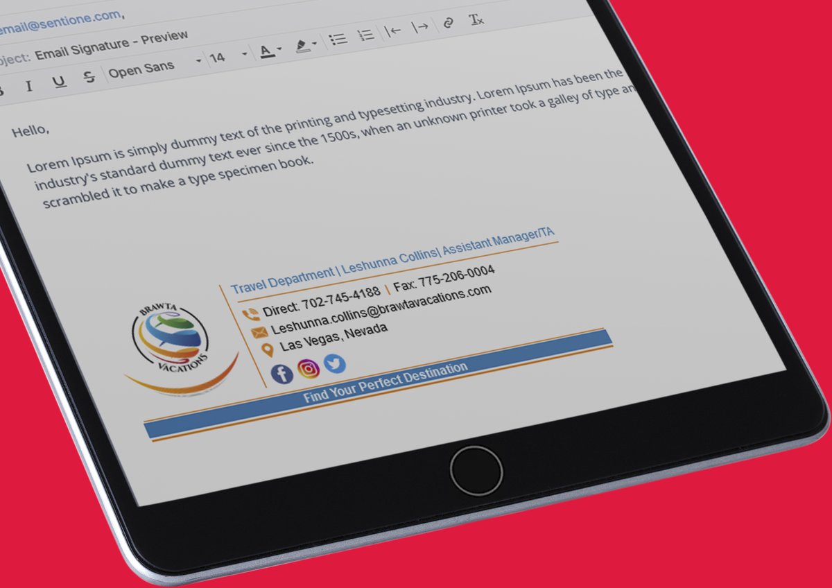 emailsignatur10's tweet photo. Are you looking for a 100% clickable HTML email signature for Outlook, Apple Mail, Gmail and iPhone, etc contact me: 
 #signatures #esign #gmailsignature #html #htmlemail #htmlsignaturemail #MAILSIGNATURE #messagesign, #outlook #signature #stationary

https://t.co/4q297BuEzL https://t.co/t70NRtUXkJ