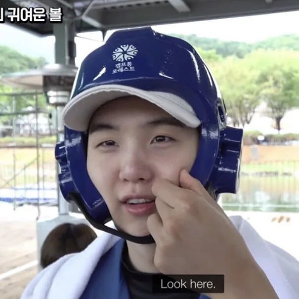 *Yoongi exists* 
Namjoon : this fella is the epitome of cuteness!#@/?