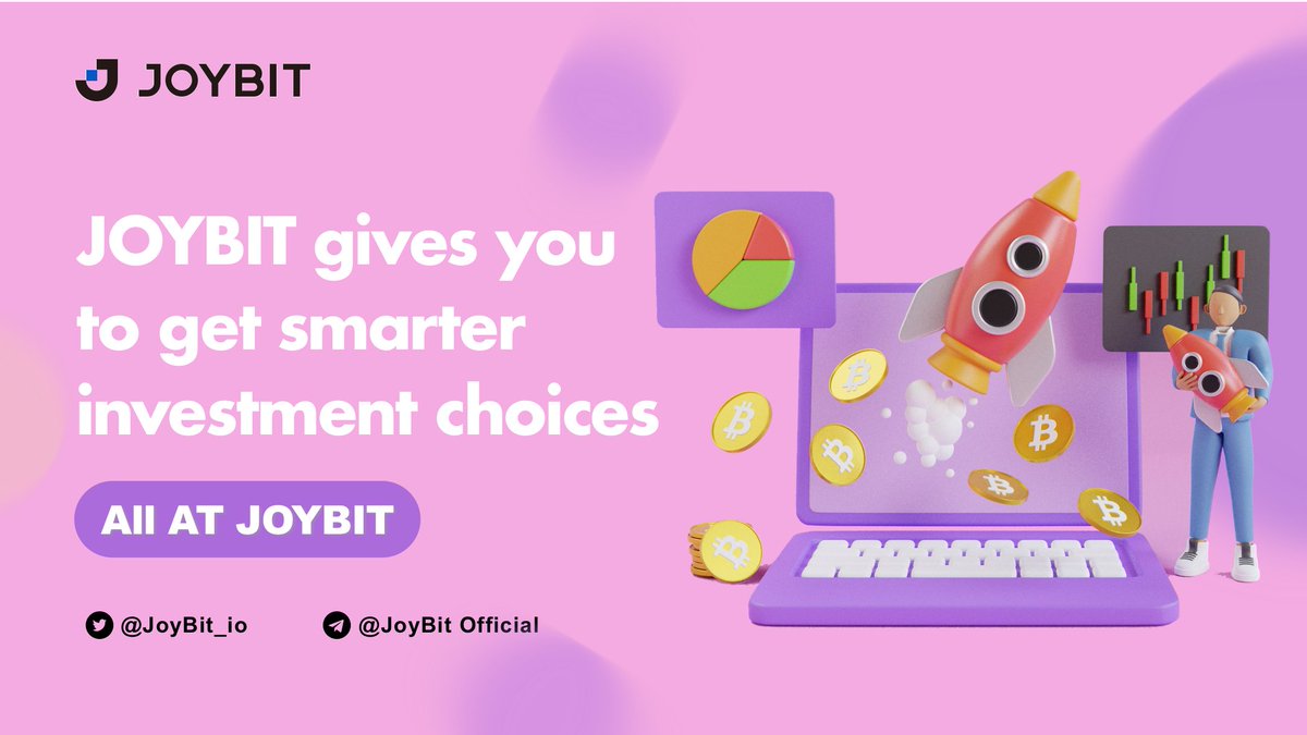 JoyBit_io's tweet photo. #JOYBIT traders love analytics📈
So come to the #JOYBIT community
Discuss #Crypto with top analysts in the digital currency space👇
https://t.co/txWxJteC8D https://t.co/taYxlMutyb