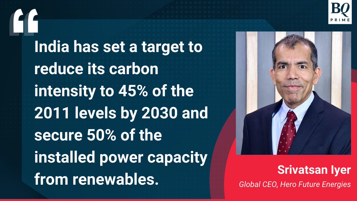 NDTVProfitAlpha's tweet photo. In India the major growth will come from round-the-clock hybrid projects with battery storage playing a crucial role, #HeroFuture Energies' Srivatsan Iyer says.
Read: https://t.co/95wdlHHJm7 https://t.co/jklj7fARwV