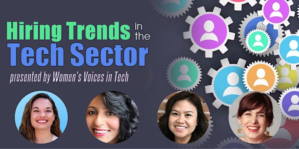 Attend: Hiring Trends in the Tech Sector panel on Tuesday 10/18 at <a href="/CrossCampus/">Cross Campus</a> El Segundo  with #womensvoicesintech eventbrite.com/e/hiring-trend…