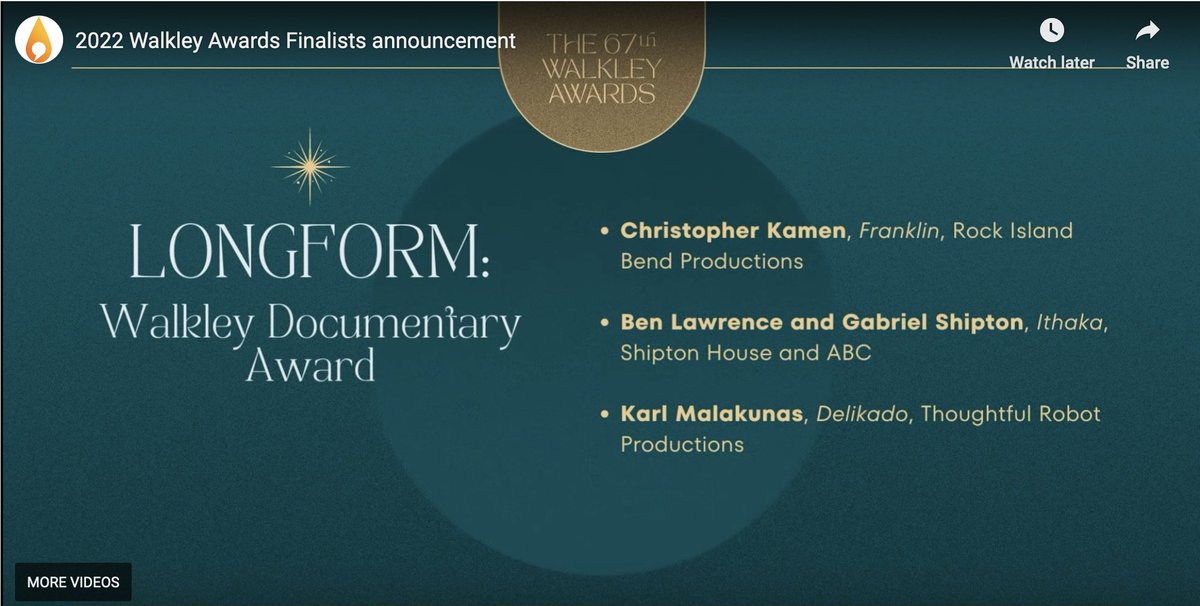 Franklindoco's tweet photo. Well this is very exciting for the #FranklinRiverMovie team! Congrats to fellow shortlisted nominees #DelikadoFilm & #Ithaka and thanks to the #WalkleyFoundation π
#FranklinRiver #OurDemocracy #RightToProtest #ScreenAustralia #ScreenTasmania #VicScreen #MIFF #DocumentaryAus https://t.co/KJcgOfRqbj