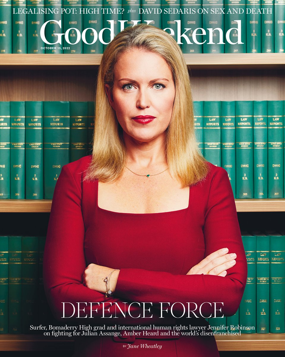 GoodWeekendMag's tweet image. The surfer, Bomaderry High grad and London-based human rights barrister on the trials of defending Julian Assange, Amber Heard and the world’s disenfranchised.

Jane Wheatley talks to @suigenerisjen for today's cover story. 📸 John Davis.