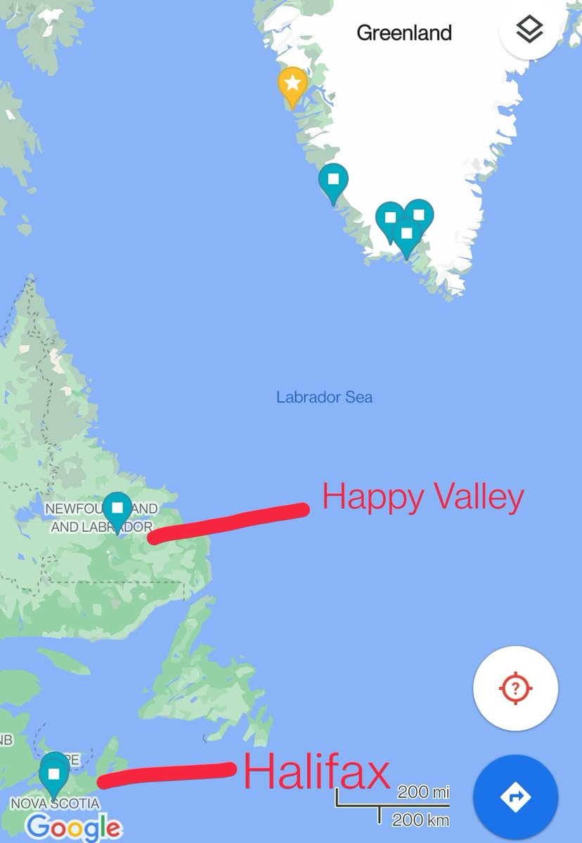 jimmcquaid's tweet image. The Leeds #MPhase team depart, next stop Halifax (not the Yorkshire one) and then another 2 hrs north to the town they call Happy Valley.
The @faam146 en-route (overnighted in Azores).