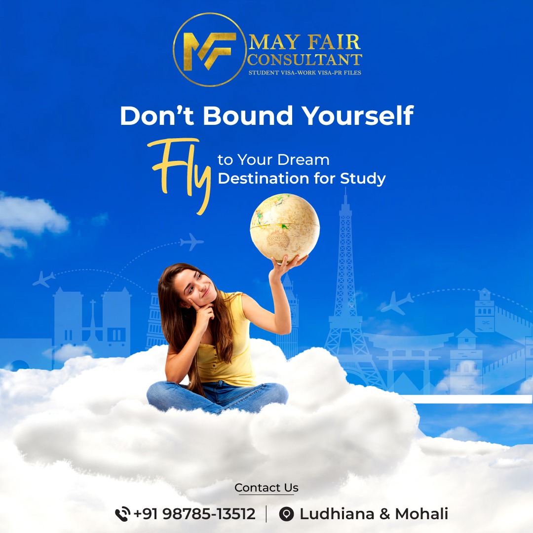 may_consultant's tweet photo. Why should bound yourself to your dream of study in abroad, MayFair Immigration is here to help you.
👇
To know more
Contact us:📞+91 9878513512
*
*
#canada #uk #VISA #travelabroad #studyabroad #abroad #canadavisaapplication #studyvisa #ludhiana #Mohali #mayfairconsultant https://t.co/VfddYttKM3