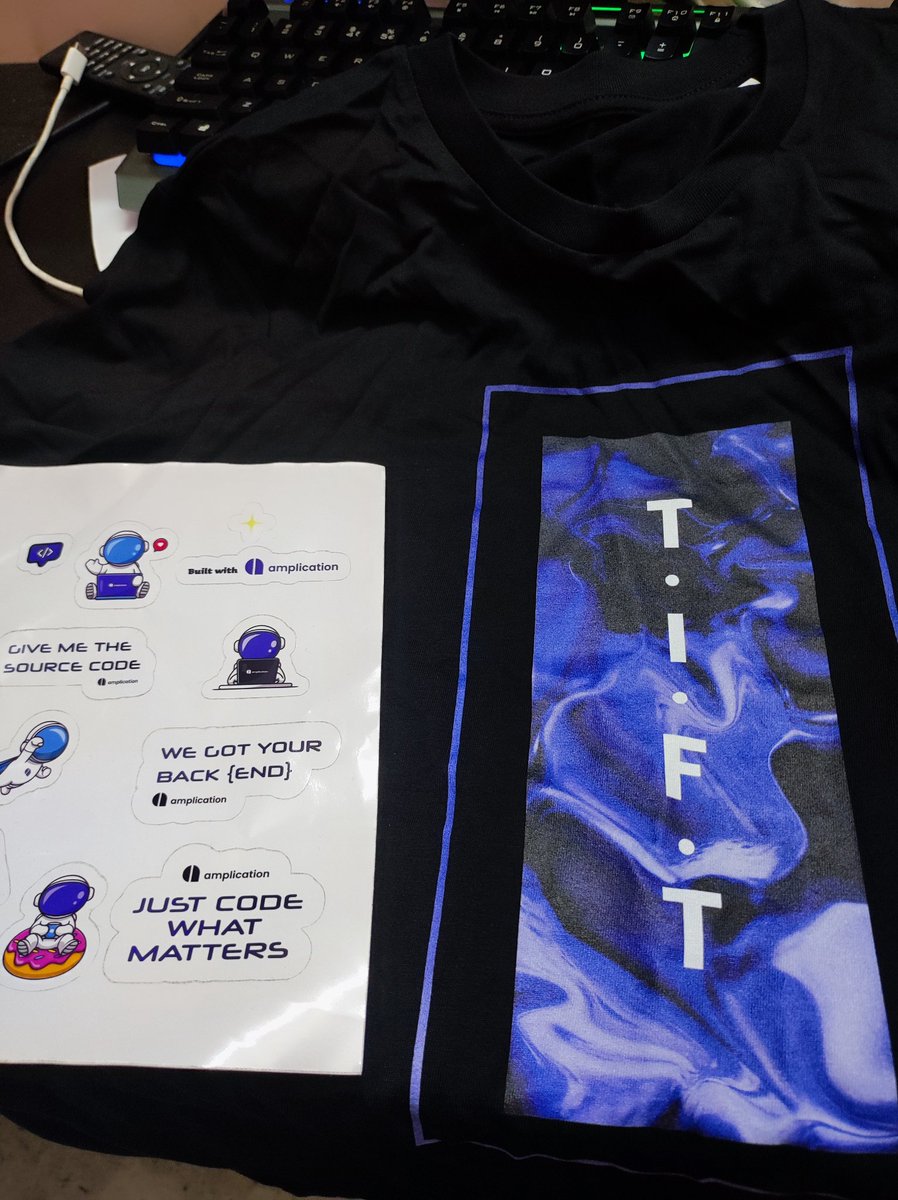 Finally, was able to contribute to one of my favourite open-source projects <a href="/amplication/">Amplication</a> and got some cool swags 😎. Thanks for the team 🙏. Looking forward to contribute more. Open-source is always amazing ❤️❤️.
#opensource