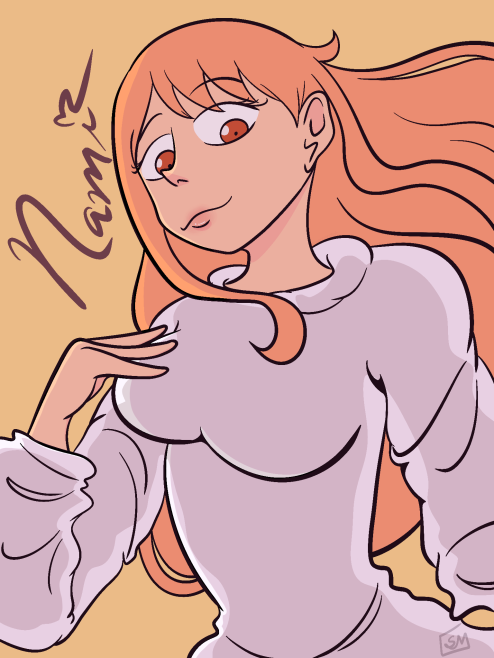 cloudpuff1's tweet photo. Namiiiiiii <333 #ONEPIECE #Nami #anime #art #fanart https://t.co/1rHmXcNPRr