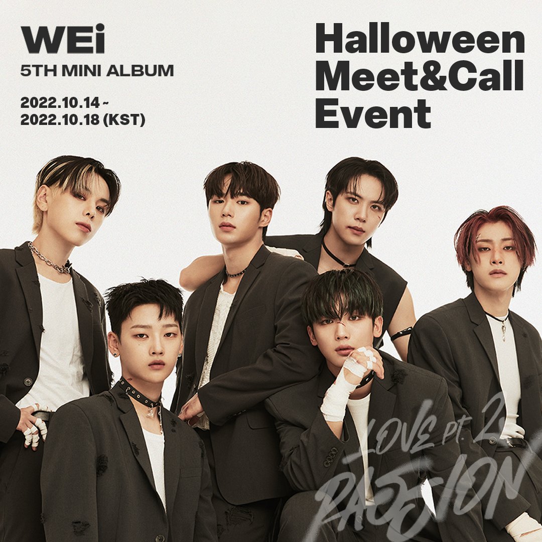 Makestarcorp's tweet photo. #위아이(#WEi) 5th Mini Album [Love Pt.2 : Passion] Halloween Meet&amp;Call Event Open!

💛응모자 전원 할로윈 캔디 ver. 포토카드 2매 증정
🖤당첨자 전원 할로윈 코스튬 ver. 포토카드 세트 증정
💛홍보이벤트 당첨자 사인 폴라로이드 1매 증정

📆10.14 ~ 10.18 23:59
🔗https://t.co/g0y4Ys2tyB https://t.co/zrRpX7ytAA