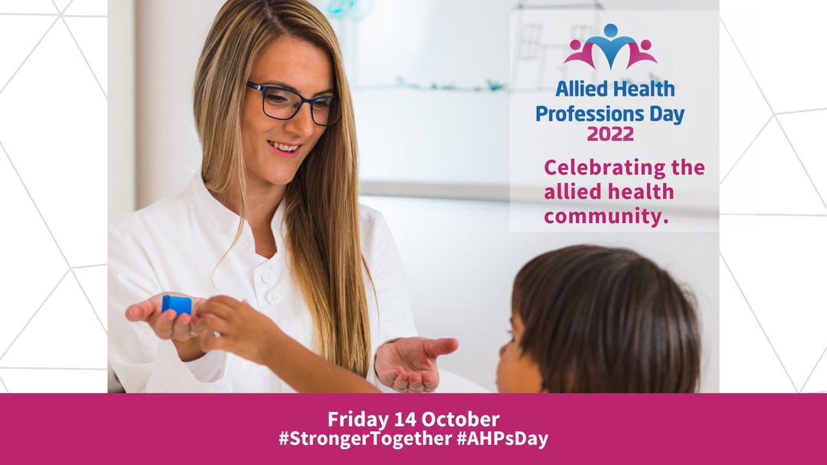 Allied health professionals deliver an estimated 200 million health services annually. On #AHPsDay, we’re shining a light on the often overlooked impact of ahps and the incredible work they do to ensure the health and wellbeing of all Australians.#AHPsDay2022