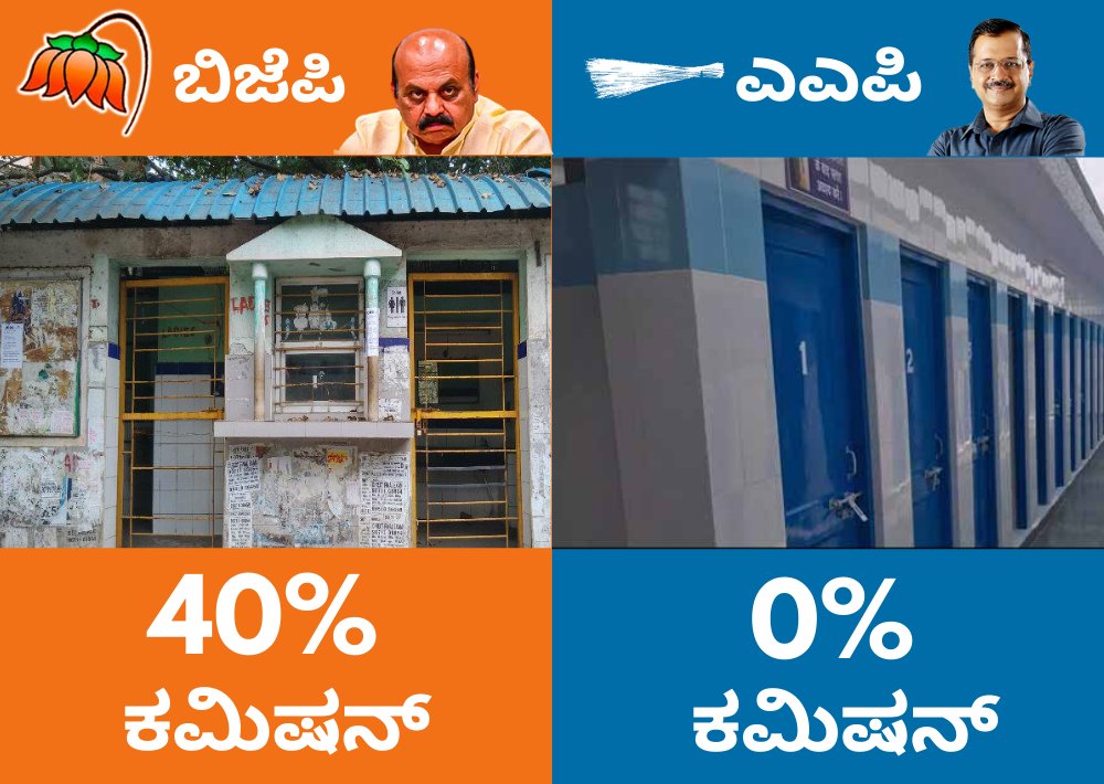 AAPBangalore's tweet photo. ಇಂಥ ಸುಸಜ್ಜಿತ ವ್ಯವಸ್ಥೆ ಕರ್ನಾಟಕದಲ್ಲಿ ಯಾಕಿಲ್ಲ? ೪೦% ಕಮಿಷನ್ ತಗೋತಾರಲ್ಲ!

Why Karnataka is not able to give such good basic amenities? Funds are draining through 40% commission! https://t.co/gjII1yU45x