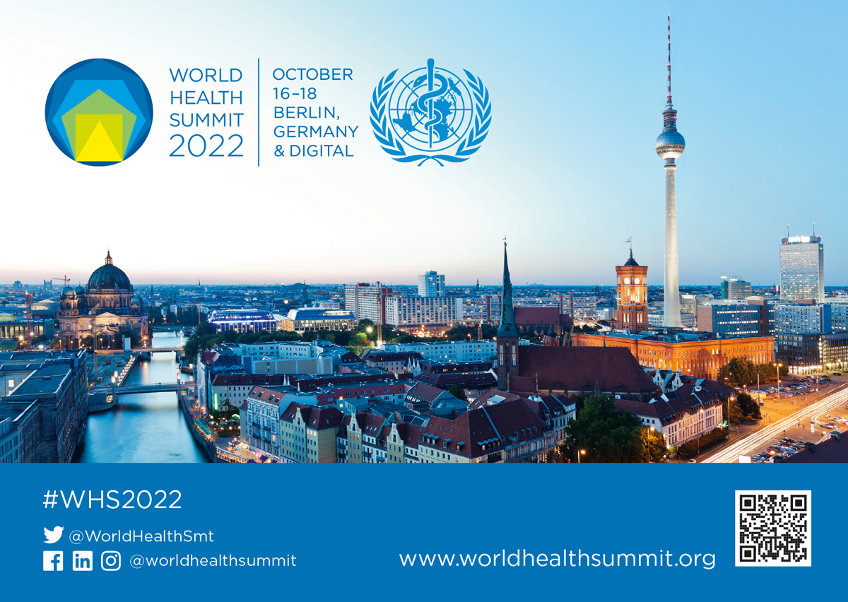 Next week: Join us at the World Health Summit

💡GSI proudly hosts the session "Securing global health for the socio-economic transformation" 

🗓️ Oct 17 at 11 CEST
📍Berlin &amp; Digital
📺Livestream: worldhealthsummit.zoom.us/j/84264053948

Tune in to the leading #globalhealth event 
#WHS2022