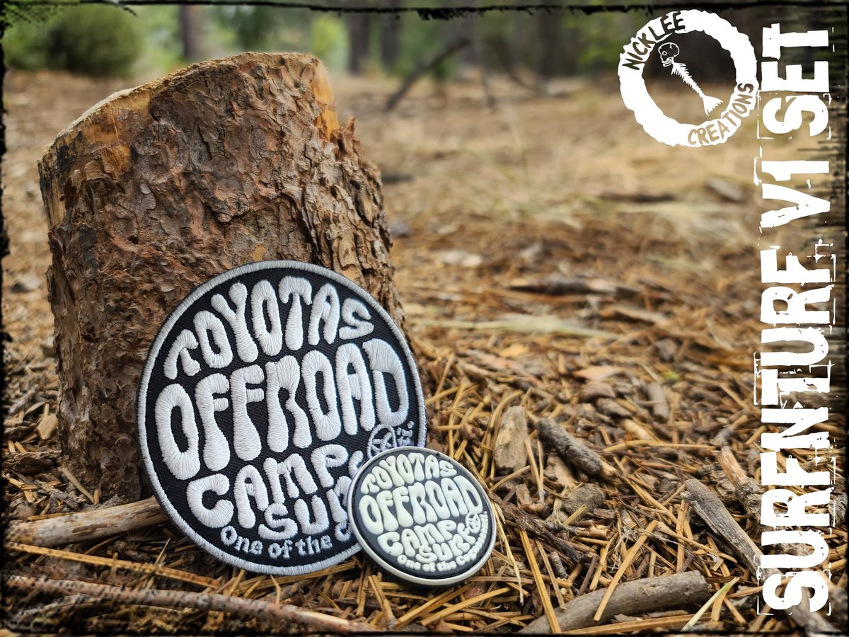 NickLeeCreates's tweet photo. NLC was started by a kick ass couple who loves off-roading, camping, horror movies and art. We're here to show the world what we've got to offer. Whether you're into patches, apparel or stickers, we've got you covered!
https://t.co/DRX42oldLS
#patches #moralepatches #stickers https://t.co/B46sbSjsCf