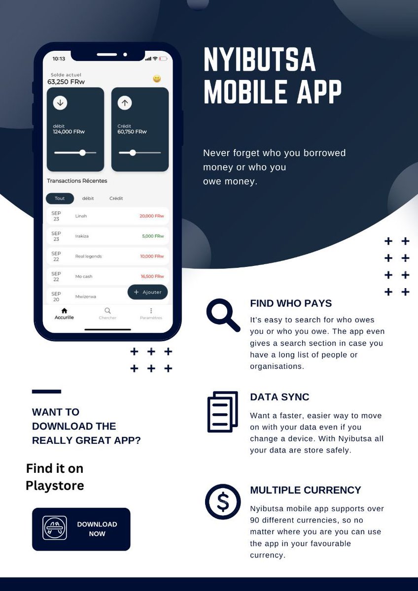 Nyibutsa2's tweet photo. Who owes me ?? You can’t remember all of them ? Worry not try #Nyibutsa #mobileApp  and manage all your debts.

https://t.co/ofi11R8bqA https://t.co/6A2H4b5Hd9