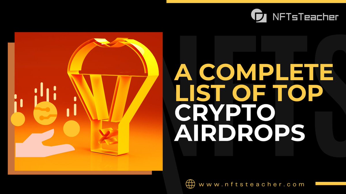 NFTsTeacher's tweet photo. Here is an overview of some of the renowned crypto airdrops which made headlines in 2022. 📦

📌More: https://t.co/2zKH1OFFUX

#airdrops #nft #crytoarts #crypto #nfts #nftdrop https://t.co/jcGZKOGwpY