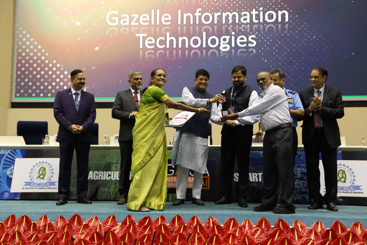 AICRAINDIA's tweet photo. Bangalore Robotics Private Limited wins Best use of AI in Robotics award at GAISA 2022
https://t.co/8QE4r9Q1mv
#GAISA #BangaloreRoboticsPrivateLimited #awardwinning #aicra #ai #artificialintelligence #dataexperts #SmartCities #aerospace #education #AIprograms #GovernmentofIndia https://t.co/DxP7IUNCQf