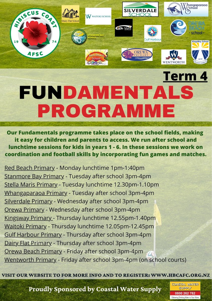 Our last term of Football Fundamentals for the year starts next week! 

Visit our website to register!
hbcafc.org.nz/football-funda…