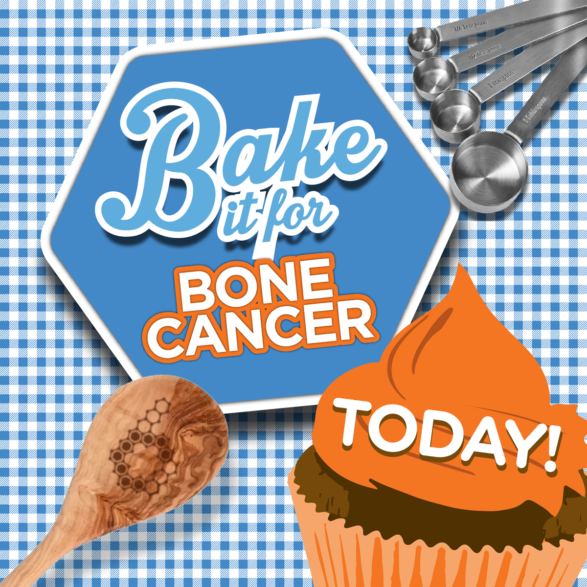 BCRT's tweet photo. It's Bake it for Bone Cancer Day! 🍰 🧁 Don't forget to share photos of your delicious creations and tag us! 👍🤩 We hope you all have a scrumptious day and thank you so much for self-raising vital #BoneCancerAwareness and funds 🧡🤗 #BIFBC #UntilTheresACure https://t.co/zKZuGIp98O