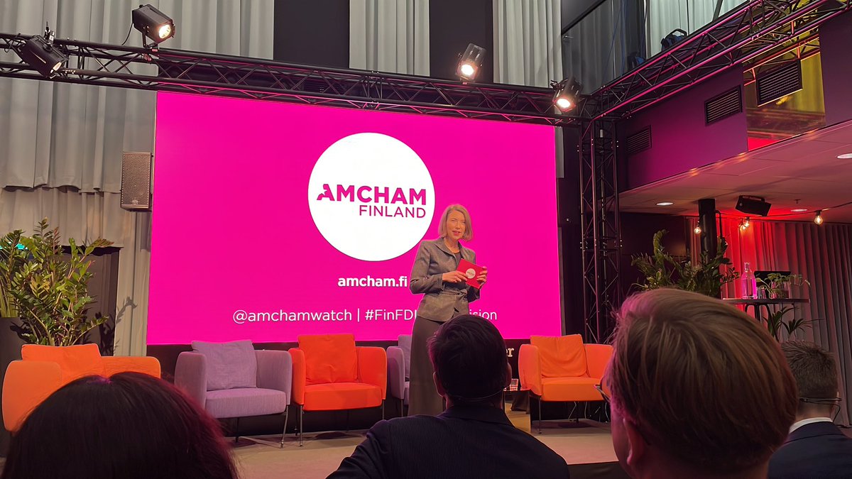 amchamwatch's tweet photo. đą Aamu on tĂ€ydessĂ€ vauhdissa, ja pian pÀÀstÀÀn kuulemaan asiantuntijoiden ja yritysjohtajien visioita Suomen tulevaisuudesta investointikohteena. Luvassa keskustelua mm. #osaajapulaân ja #energiakriisiân vaikutuksista.
#FinFDI #FDIVision #kilpailukyky https://t.co/rDIEj2fOuX