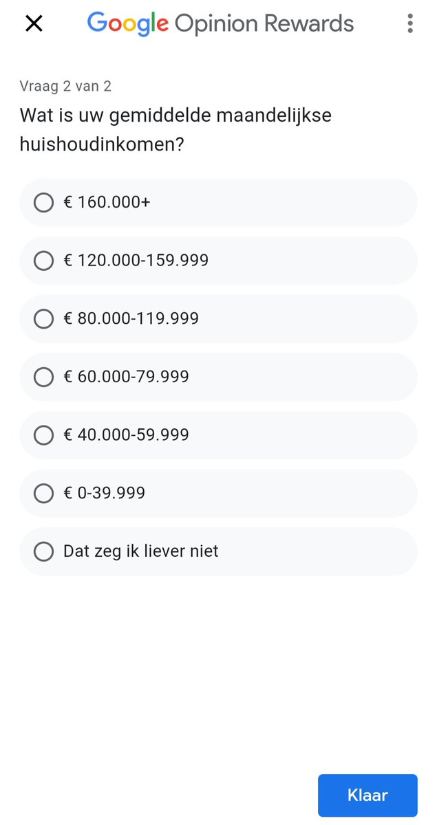 MartynGroothuis's tweet photo. @GoogleNL ik weet niet in wat voor wereld jullie leven, maar ik neem aan dat de vraag niet per maand moet zijn 😅 https://t.co/6k4LdHXhpk