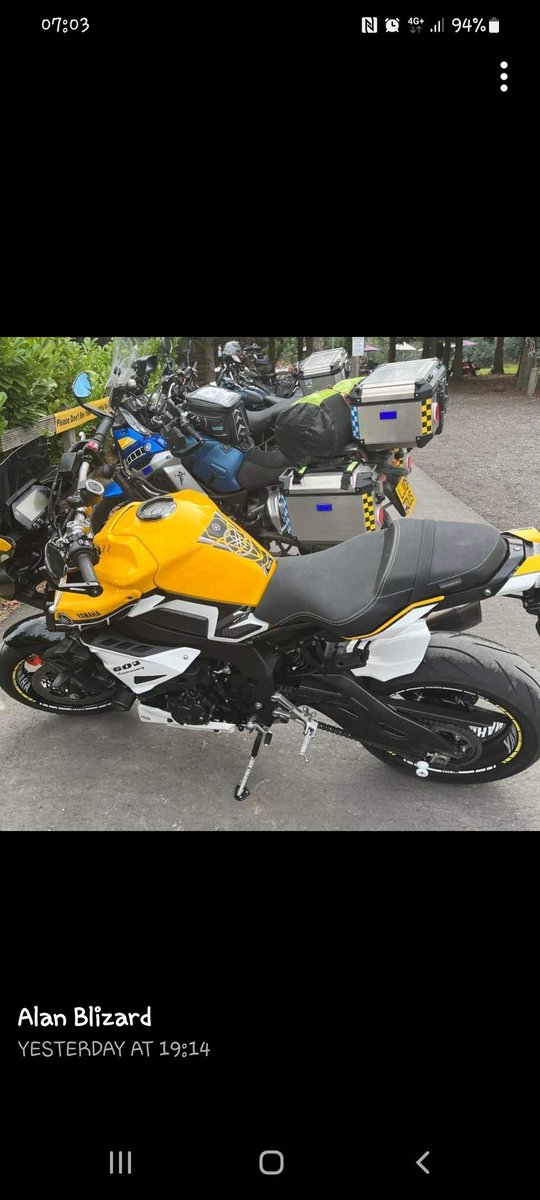 shaun7r's tweet image. Ok Twitter bikers a fellow #Veteran ,and Trog, has had his pride and joy stolen from the #Swadlincote area let's make it too hot to keep reg no MR14NHX