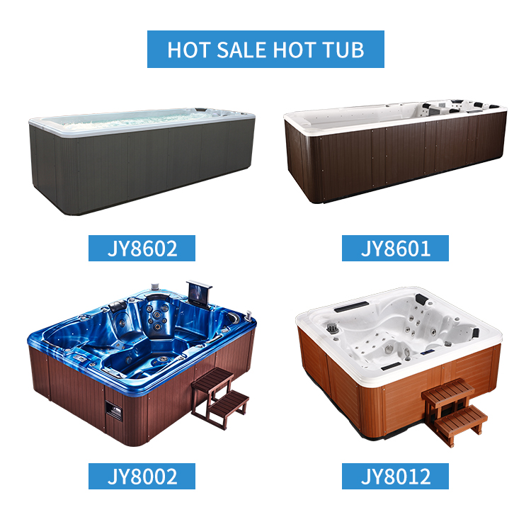 Are you looking for affordable hot tub with good quality❗️❗️❗️
We  are a manufacturer of hot tub and swim spa in China. 
(we have our own factory, welcome to visit)
Material: US Acrylic ✅
MOQ : 1pcs (provide sample)😊
Warranty: 14 months and professional after-sales service