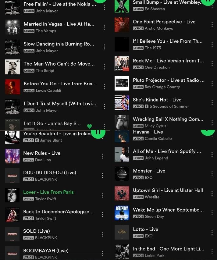 On Twitter Iseng Iseng Bikin Dari Acara L1ve Yg Ada Di Spot1fy