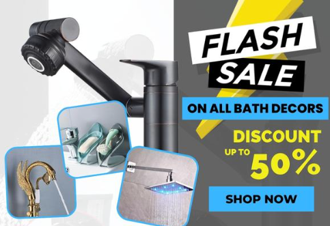 BathIndex's tweet photo. Get a limited-time EXCLUSIVE DISCOUNT on this flash sale on all bath decors. Up To 50% Discount!
Check out the most innovative bathroom accessories @BathIndex
#bathroomsupply #bathroomsupplies #bathroomaccessories #bathroomaid #bathroomessentials #bathroomdecor #IndexBath https://t.co/jJd2p6JsNL