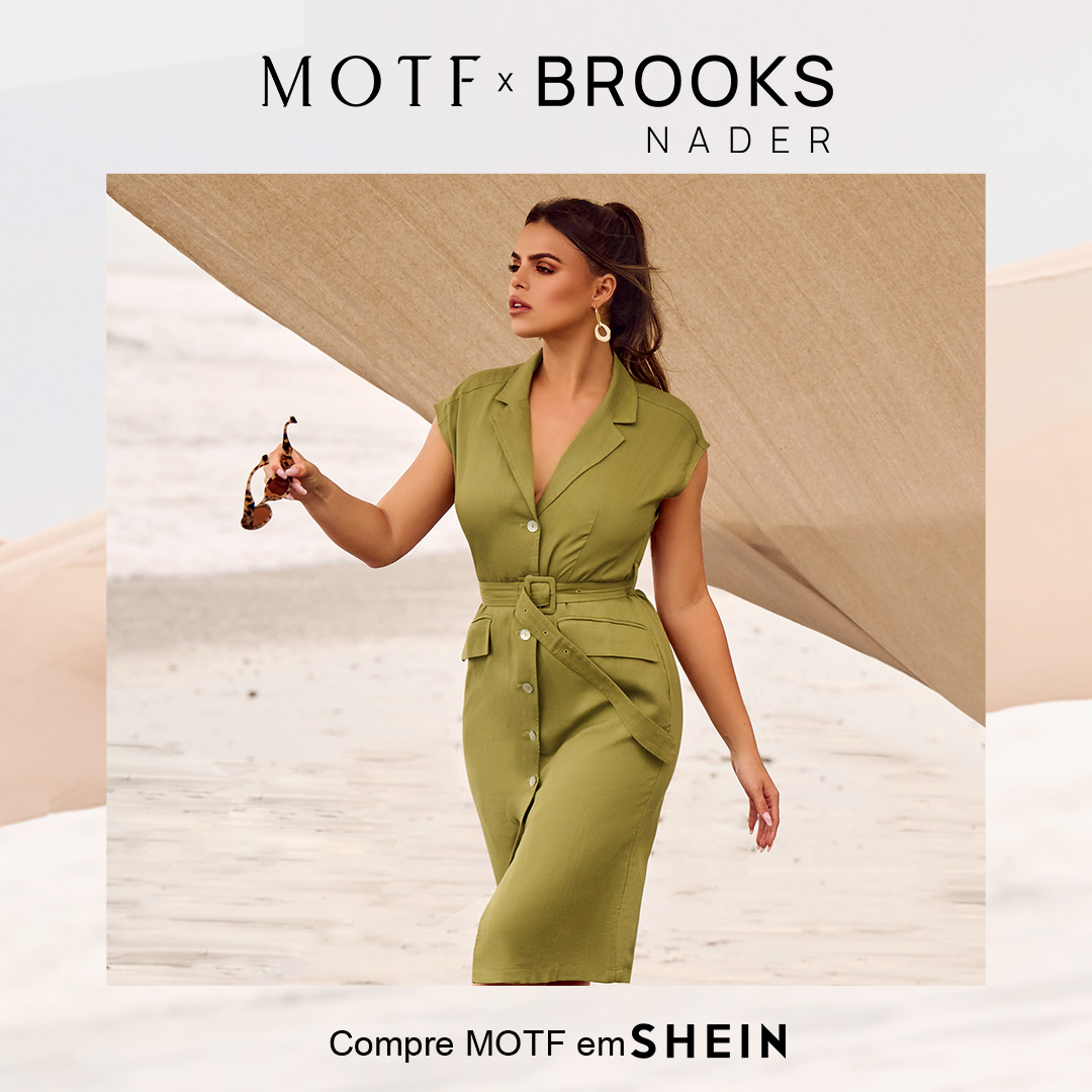 SHEIN_Official's tweet photo. Abrace o seu estilo quotidiano e capte as sutilezas da verdadeira elegância.Esolhas de Disover Brooks Nader's