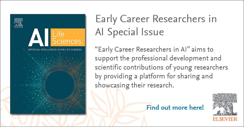 📢Are you an early career #researcher in #AI in the areas of #lifesciences #Bioinformatics #medchem #compbio #chembio and related fields? Submit your work to the TAC of @AILSCI: 'Early Career Researchers in AI'. 🗓️Deadline: 31 December 2022. 🔗2zaj.short.gy/nP91d0