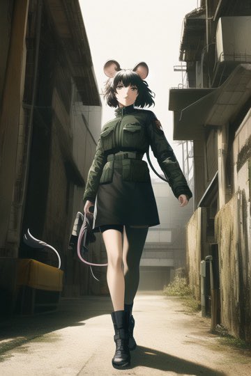 exyzeedayo's tweet photo. Cool Metal Gear x Touhou AI art I managed to generate. Kinda inspiring me to pick up real illustrating again. #AIart https://t.co/uuHnXLlDvF