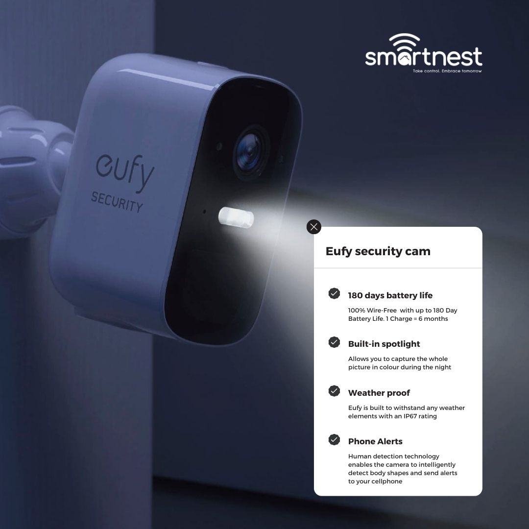 SmartnestUg's tweet photo. @wekesa_amos Make us your plug for all your smart security camera needs. We just brought in these battery powered cams whose charge takes you 6months without charging! 
#Takecontrol and #Embracetomorrow https://t.co/3M9g6s2VMa