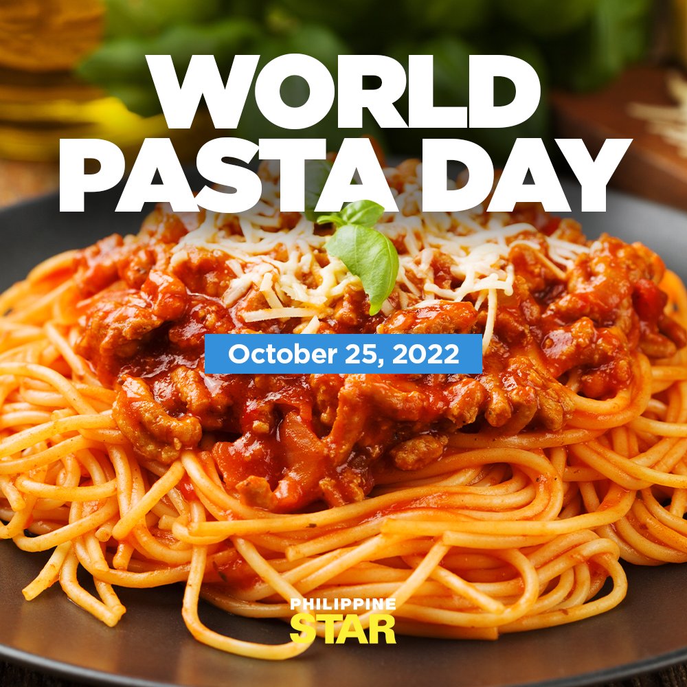 PhilippineStar's tweet photo. Sino pong may birthday? 🍝🤭

Ano ang paborito mong pasta dish? https://t.co/BrXKydo3I7