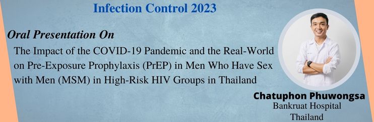 control_2020's tweet image. Join with our Speaker Presenter Chatuphon Phuwongsa, from Bankruat Hospital, Thailand at #Infection_Control_2023_Conference during May 26-27, 2023 at London, UK

For more details: infectioncontrol.conferenceseries.com

#infectioncontrol2023 #infectiousdieasesconference