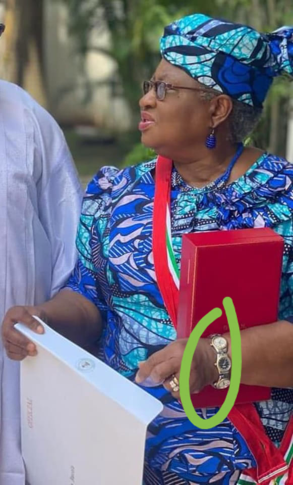 ...just a powerful woman with 3 Time Zones on her wrist.
